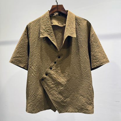 Men's Breathable Lapel shirt