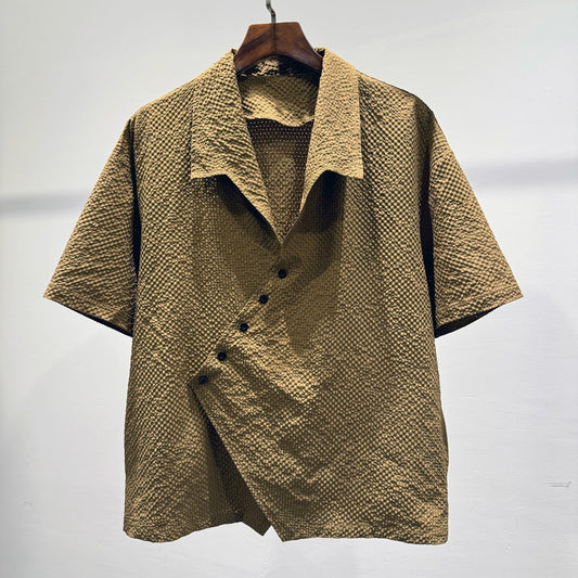 Men's Breathable Lapel shirt