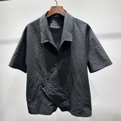 Men's Breathable Lapel shirt