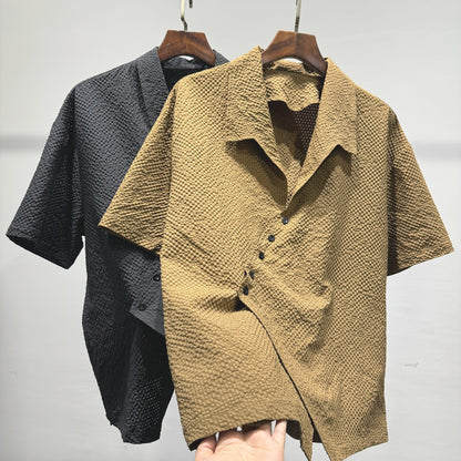 Men's Breathable Lapel shirt
