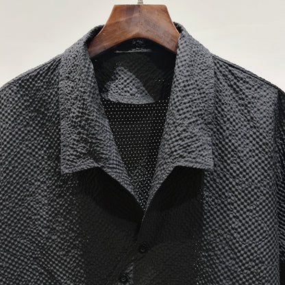 Men's Breathable Lapel shirt
