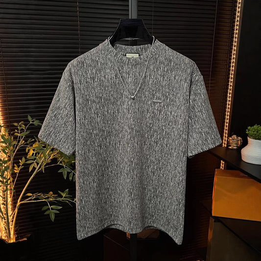 Men's Gradient Round Neck Short-Sleeved T-Shirt