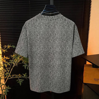 Men's Gradient Round Neck Short-Sleeved T-Shirt