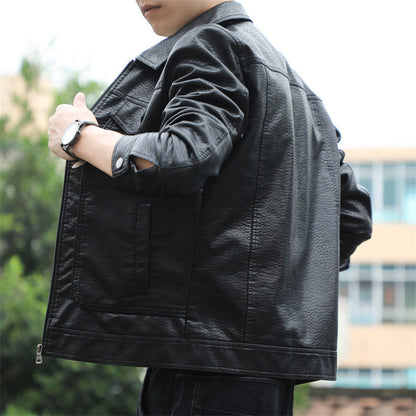 Men's Handsome Leather Jacket
