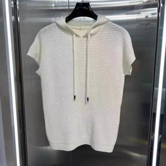 Men's Trendy Hooded Knitted Top