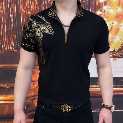 Heavy Duty Hot Stamping Printed T-Shirt