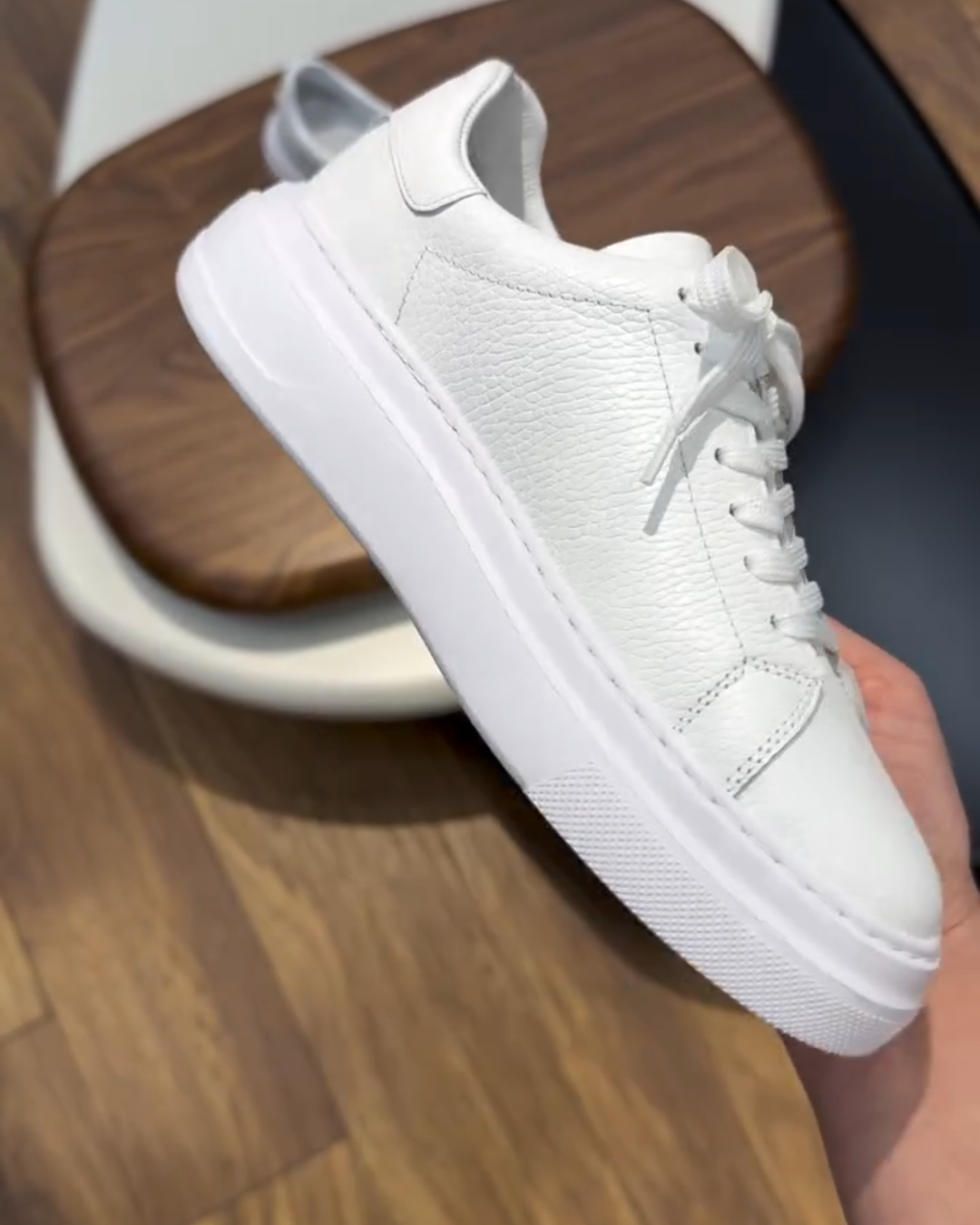 Men's Basic White Sneakers