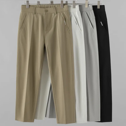 Men's Retro Simple Solid Color Pants