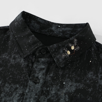 Men's Summer Galaxy Embroidered POLO Shirt