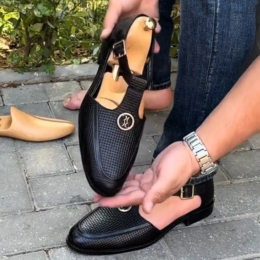 Men's Closed Toe Business Sandals