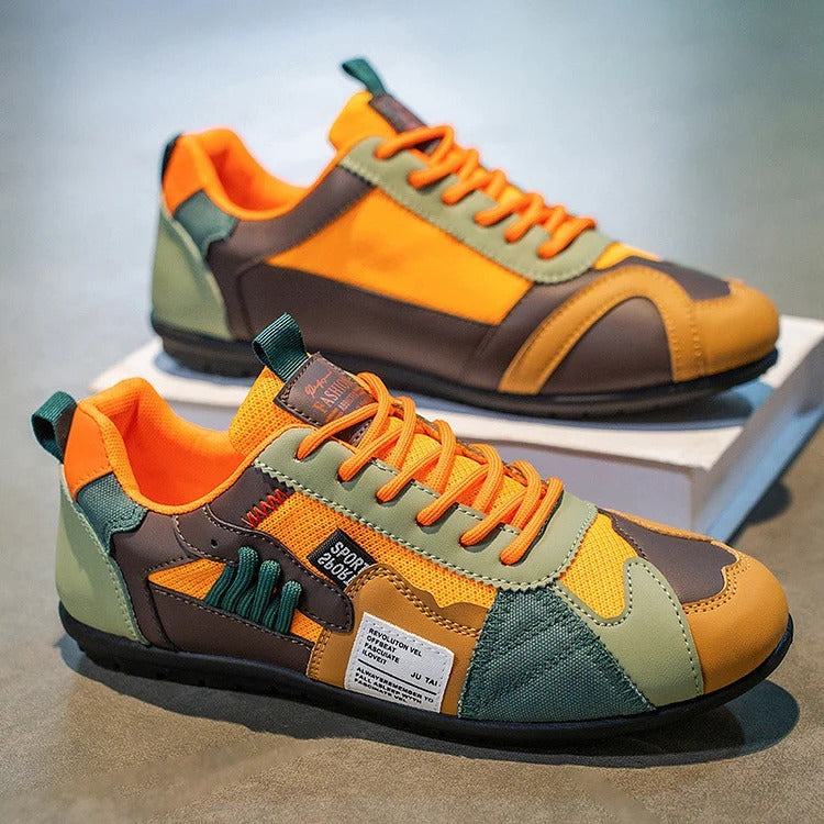 Men's Patchwork Street Sneakers