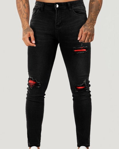 Men's Ripped Stretch Skinny Jean
