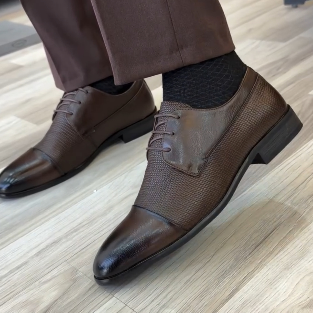 Men's Handmade Leather Derby Shoes