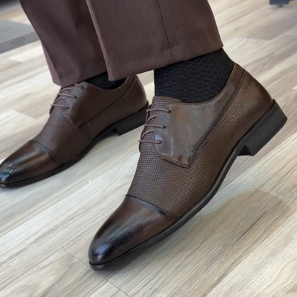 Men's Handmade Leather Derby Shoes