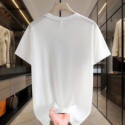 Men's Summer Ice Silk Breathable T-shirt