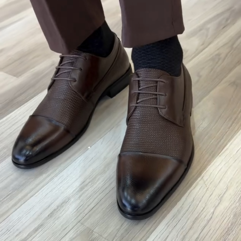 Men's Handmade Leather Derby Shoes