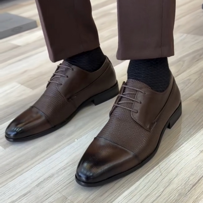 Men's Handmade Leather Derby Shoes
