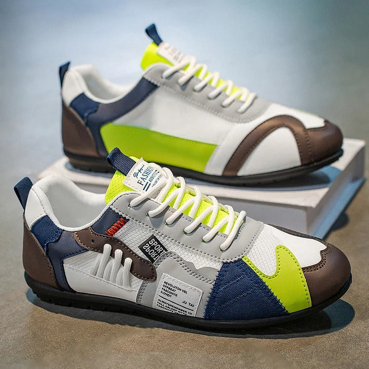 Men's Patchwork Street Sneakers