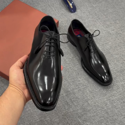Wholecut Leather Oxford Shoes