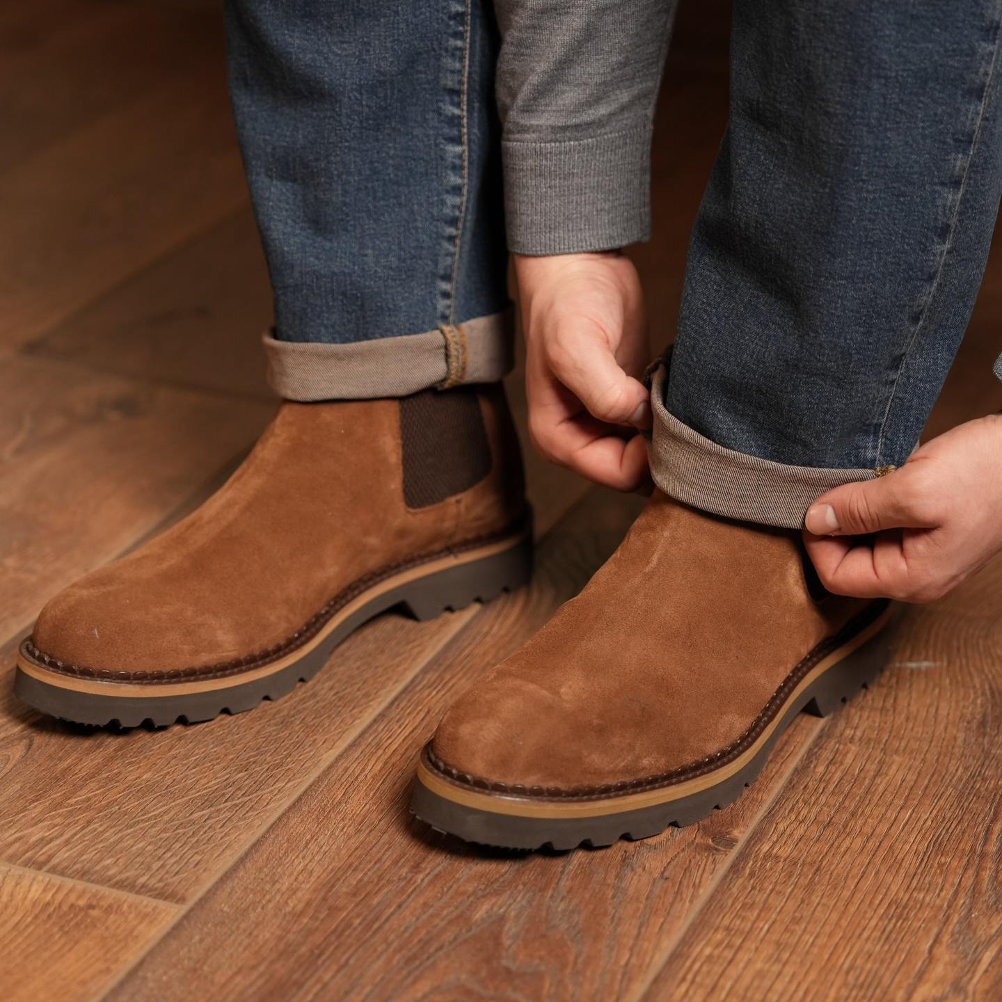 Men's Chealsy Boot Brown