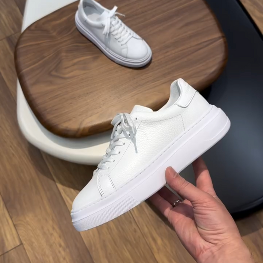 Men's Basic White Sneakers