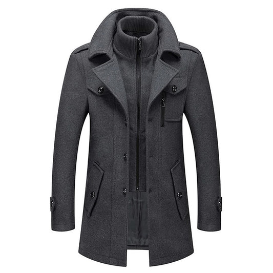 Men's Wool Trench Coat (Timeless Bestseller)