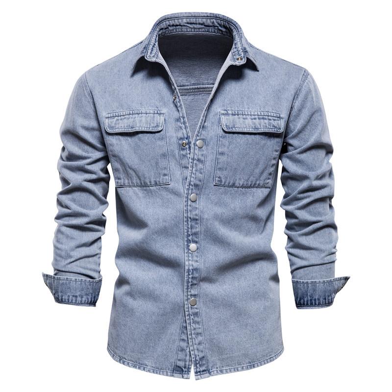 Denim Casual Slim Fit Shirt