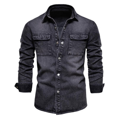 Denim Casual Slim Fit Shirt