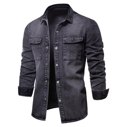 Denim Casual Slim Fit Shirt