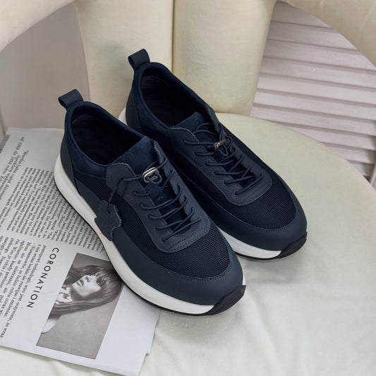 Men's Breathable Leather slip-On Sneakers