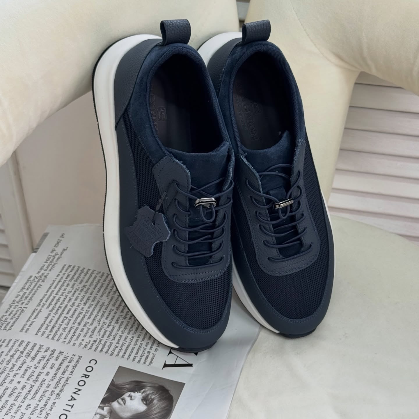 Men's Breathable Leather slip-On Sneakers