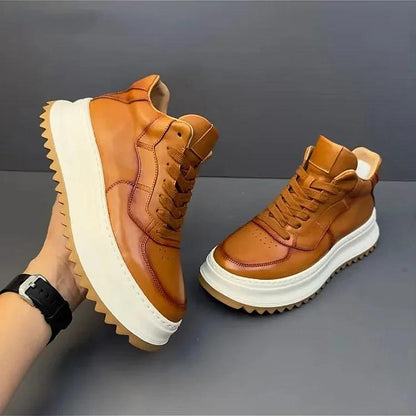 Retro Mid-top Casual Men Shoes