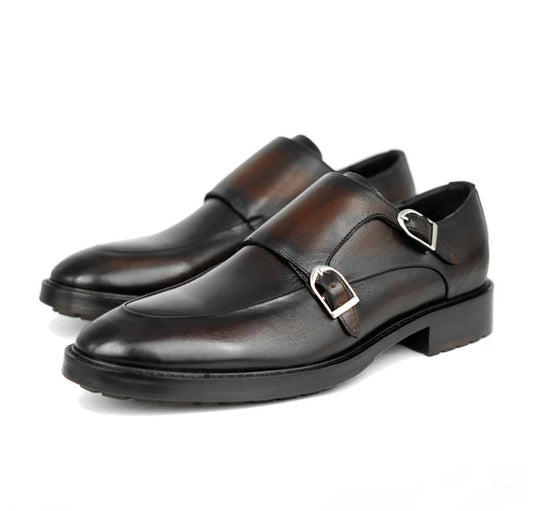 Double Monk Strap Dress Shoes