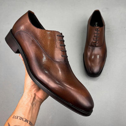 Brown Leather Oxfords