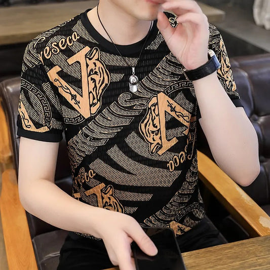 Men's Summer Ice Silk T-shirt